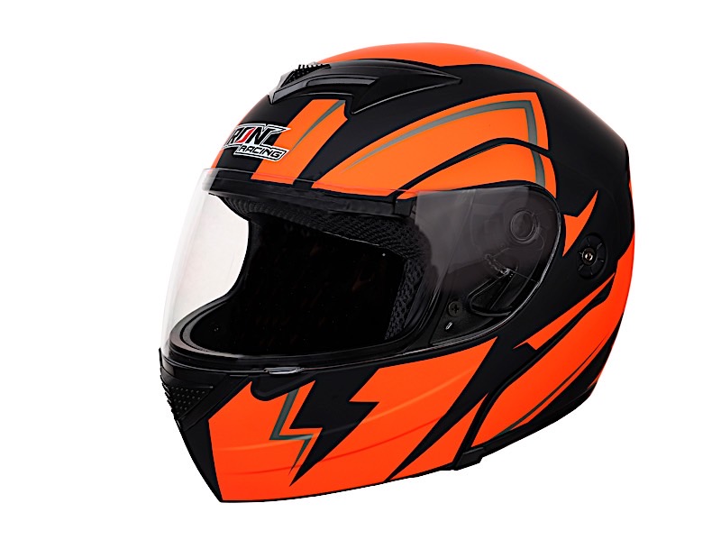 CASCO ABATIBLE IR108 DOT ROJO MATE RELAMPAGO M