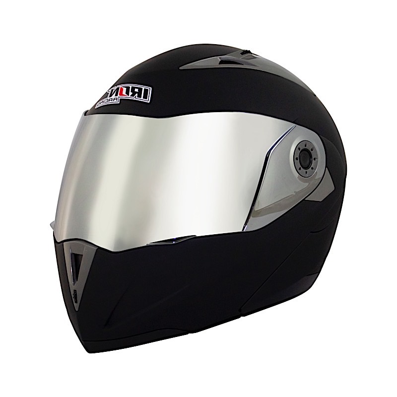 CASCO ABATIBLE DOBLE MICA DOT NEGRO MATE M