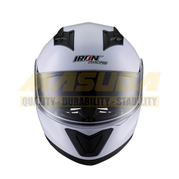 CASCO ABATIBLE DOBLE MICA LEDS KING BLANCO L