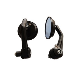 ESPEJOS DEPORTIVO NEGRO SET ZX-H2465-18